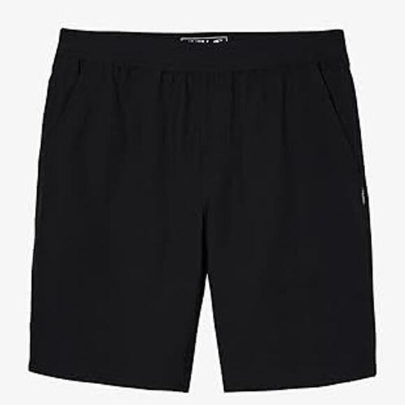 O'NEILL Mens 19 Elastic Waist Hybrid Shorts Water Resistant-Black-Large-NWT-C25 - Picture 7 of 7